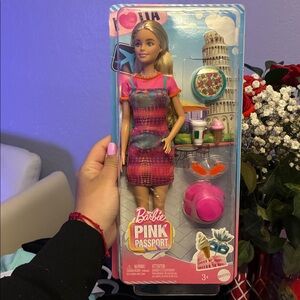 Barbie Pink Passport Italy Doll - Clothes & Travel Accessories